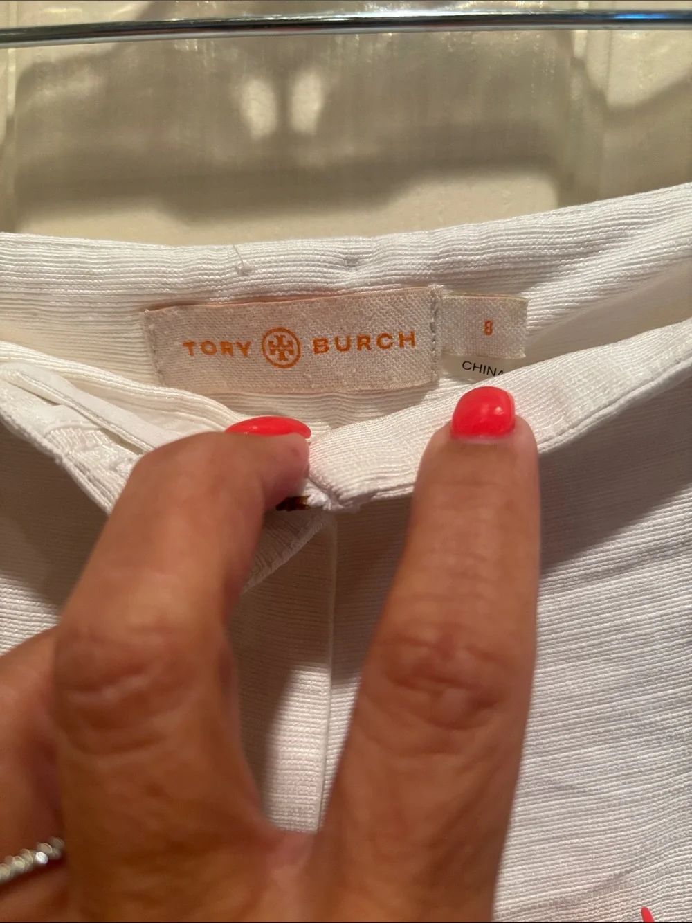 Tory Burch crisp white